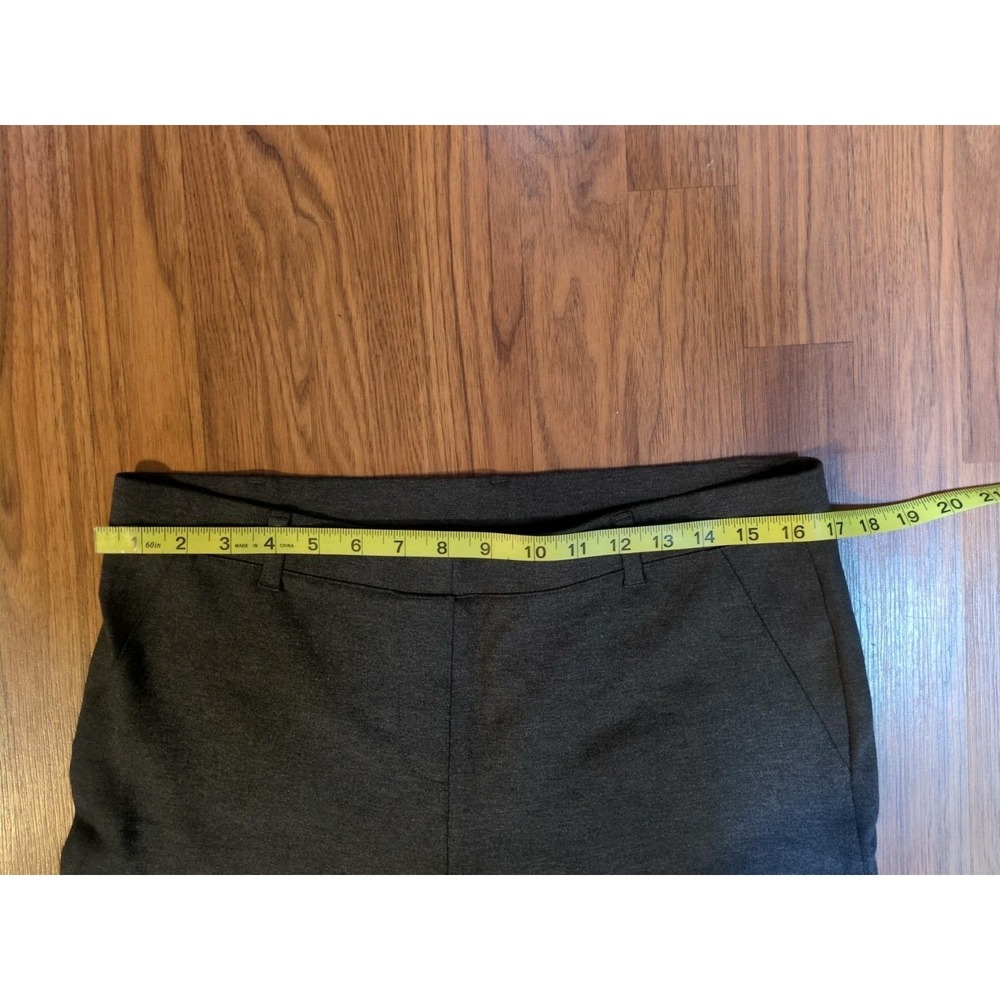 Quince Women's Charcoal Gray Ultra Stretch Ponte Bootcut Pants Size Large Tall - Picture 8 of 10